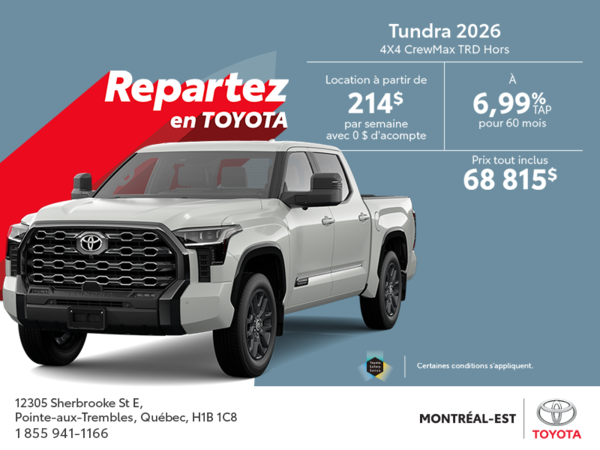 Toyota Tundra 2026