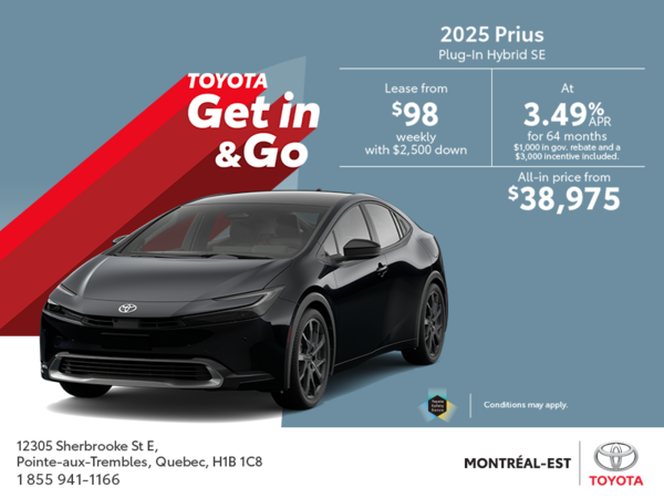 2025 Toyota Prius Plug-In Hybrid