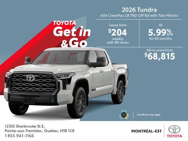 2026 Toyota Tundra