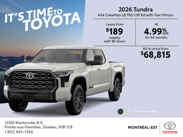 2026 Toyota Tundra