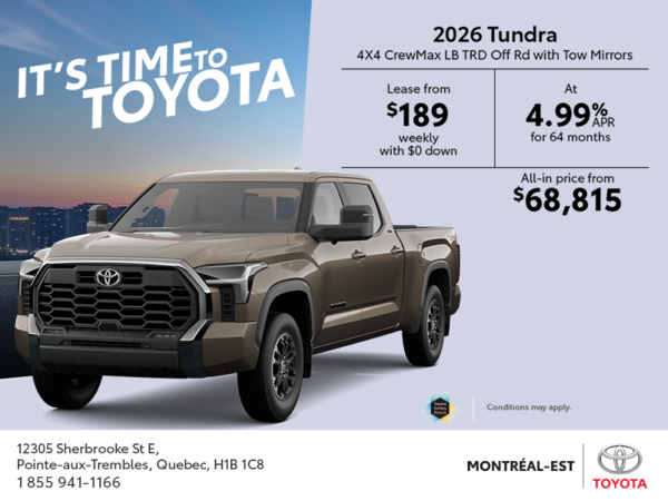 2026 Toyota Tundra