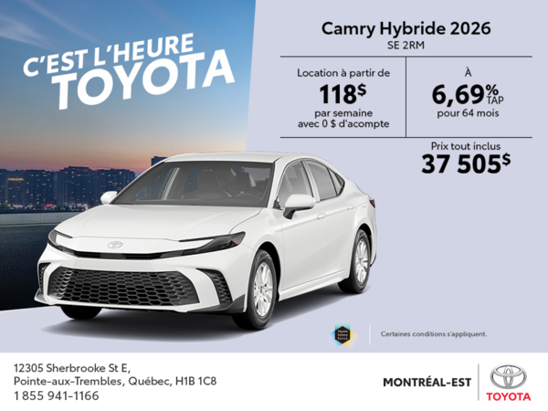 Toyota Camry Hybrid 2026