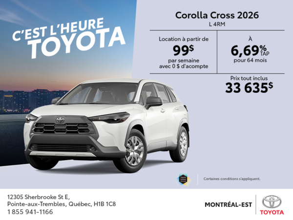 Toyota Corolla Cross 2026