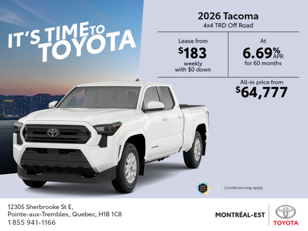 2026 Toyota Tacoma
