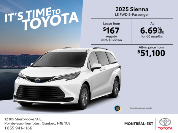 2025 Toyota Sienna Hybrid