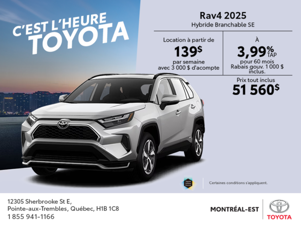 Toyota RAV4 Plug-In Hybrid 2025