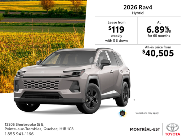 2026 Toyota RAV4 Hybrid