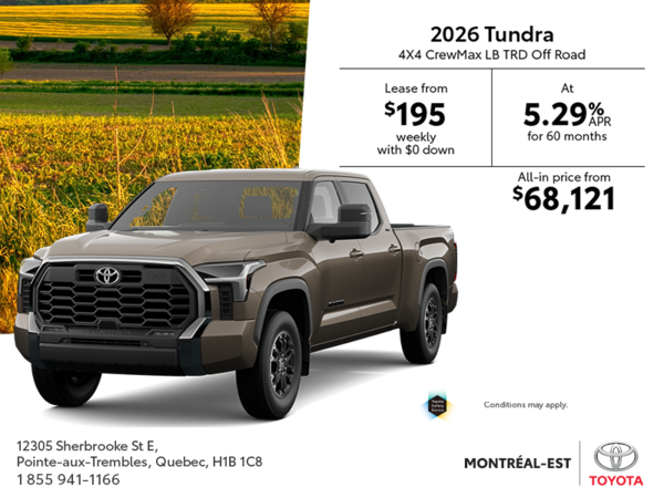 2026 Toyota Tundra
