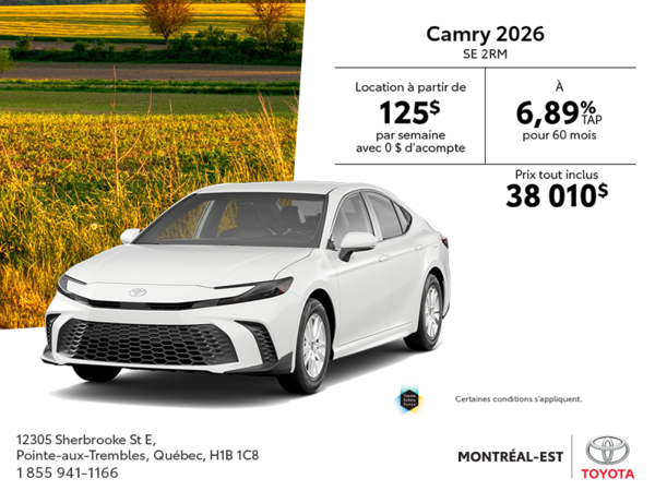 Toyota Camry Hybrid 2026