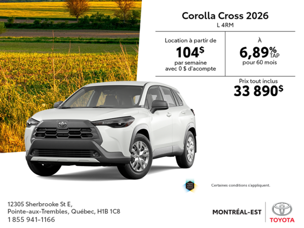 Toyota Corolla Cross 2026