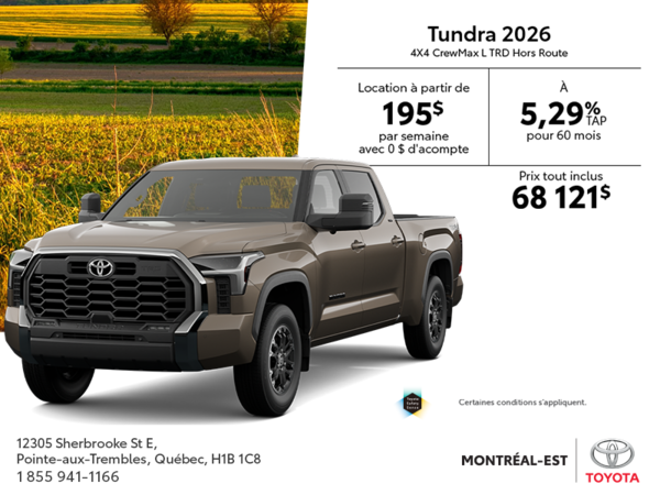 Toyota Tundra 2026
