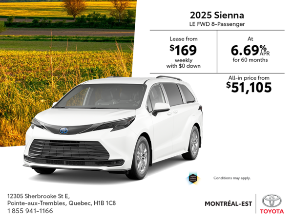 2025 Toyota Sienna Hybrid