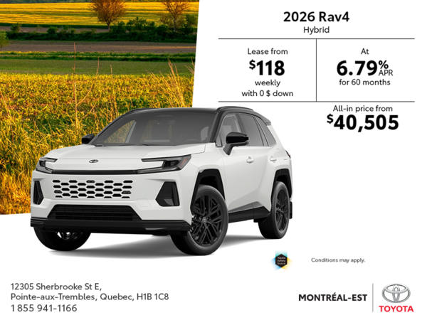 2026 Toyota RAV4 Hybrid