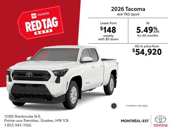 2026 Toyota Tacoma