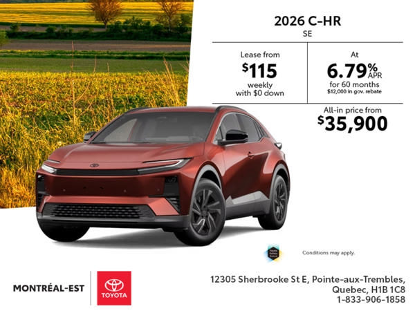 2026 Toyota C-HR