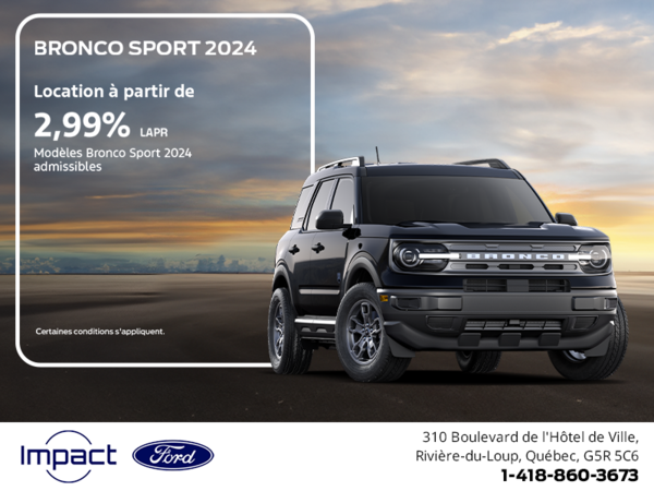 Ford Bronco Sport 2024