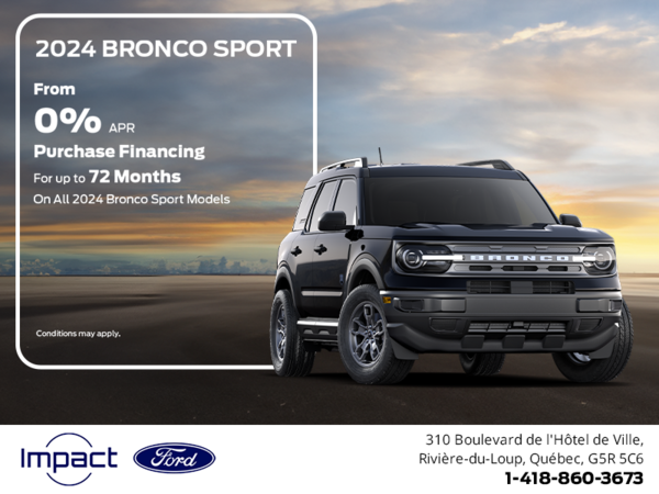 2024 Ford Bronco Sport