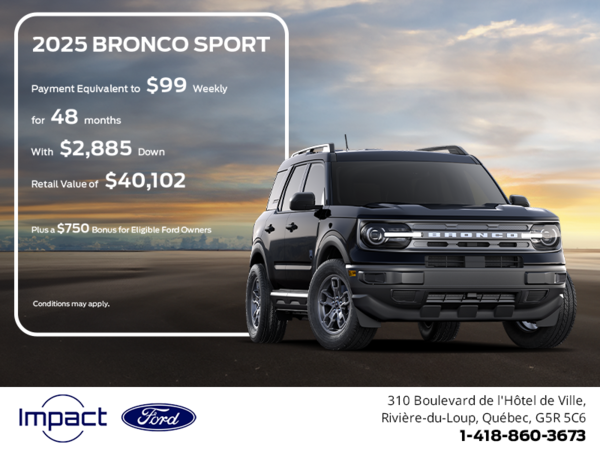 2025 Ford Bronco Sport