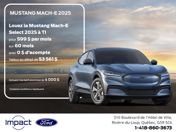 Ford Mustang Mach-E 2025