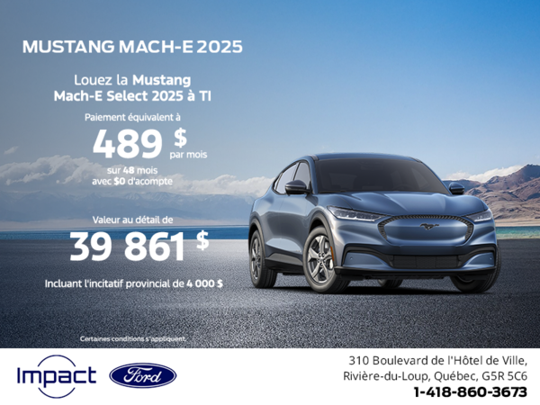 Ford Mustang Mach-E 2025