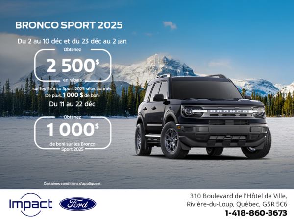 Ford Bronco Sport 2025