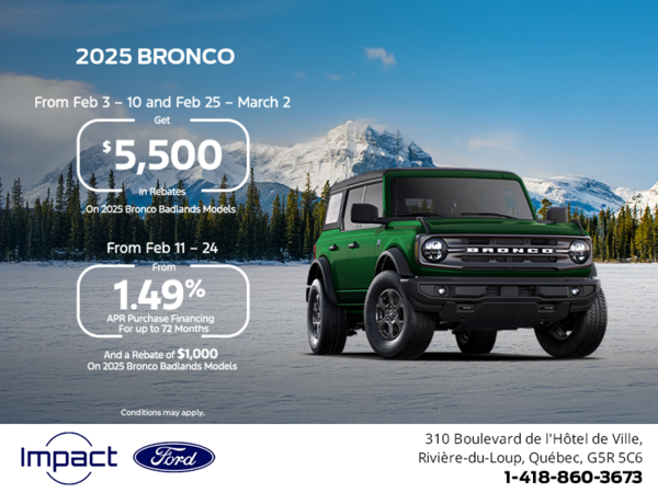 2025 Ford Bronco
