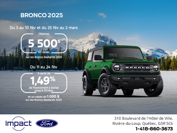 Ford Bronco 2025
