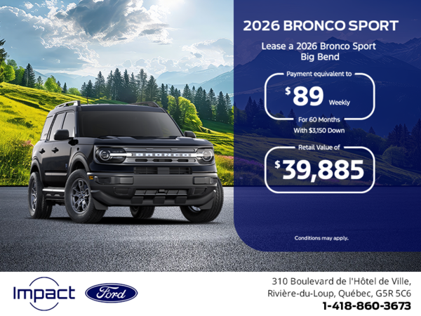 2026 Ford Bronco Sport