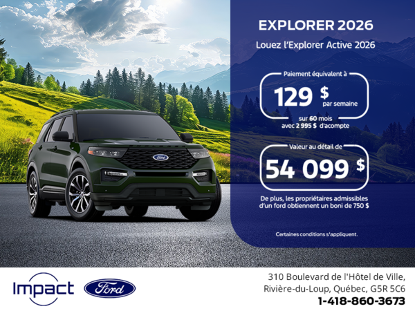 Ford Explorer 2026