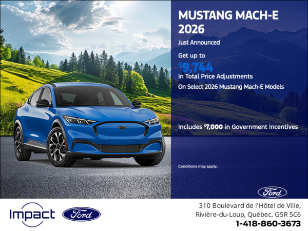 2026 Ford Mustang Mach-E