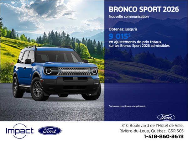 Ford Bronco Sport  2026