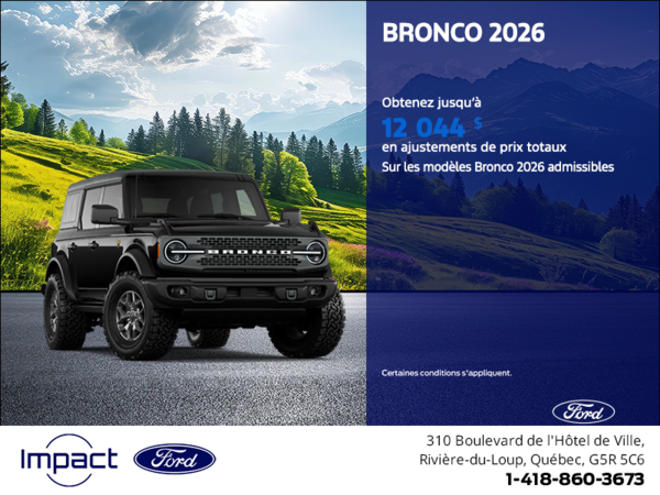 Ford Bronco 4 doors 2026