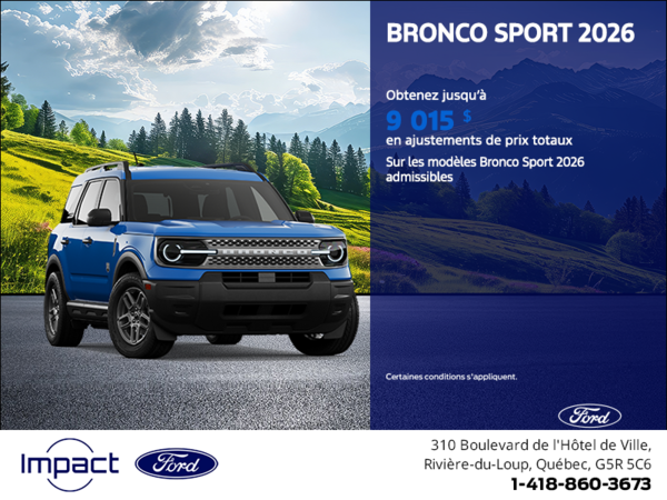 Ford Bronco Sport  2026