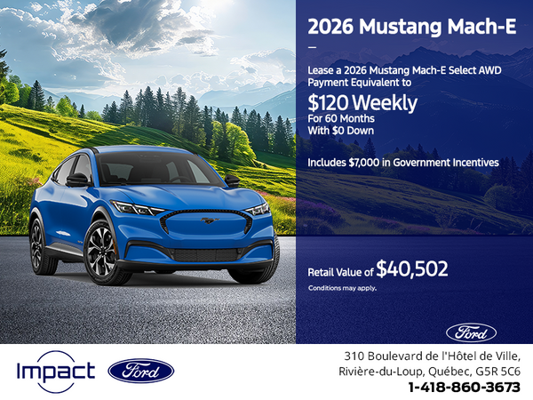 2026 Ford Mustang Mach-E
