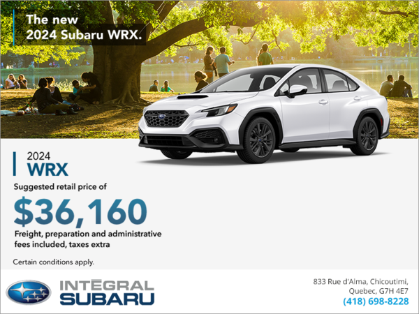 Get the 2023 WRX today!