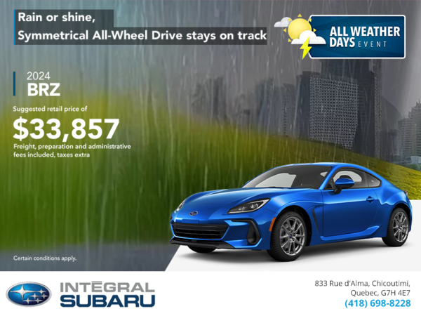 Get the 2024 BRZ today!