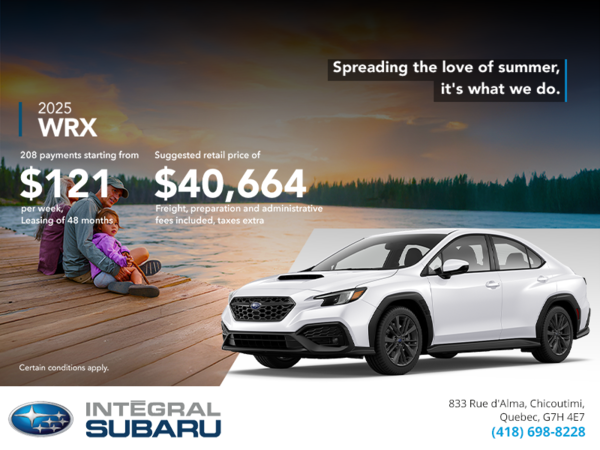 Get the 2025 WRX today!