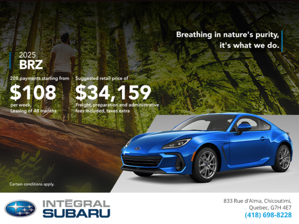 Get the 2025 BRZ today!