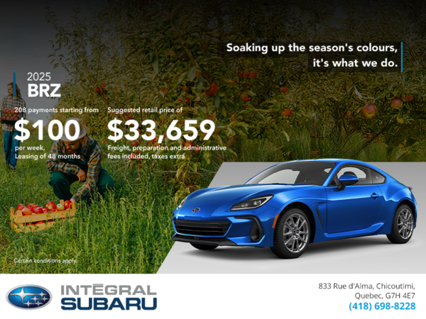 Get the 2025 BRZ today!
