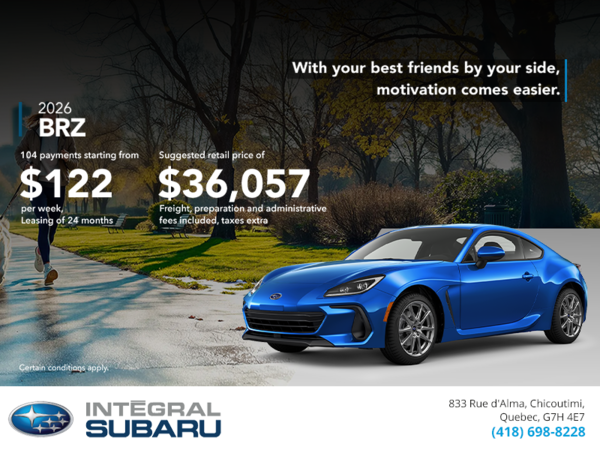 Get the 2026 BRZ today!