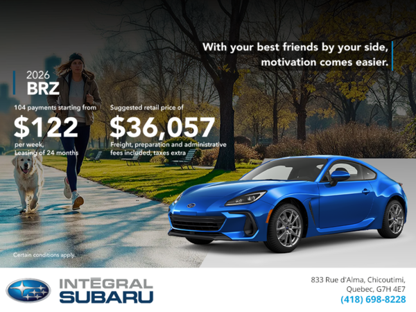 Get the 2026 BRZ today!