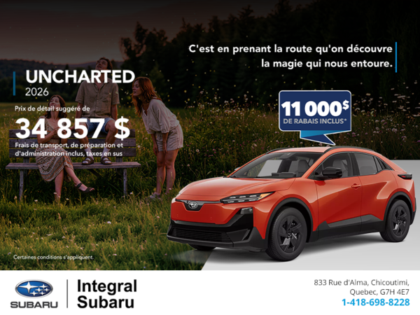 Procurez-vous le Uncharted 2026!