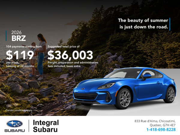 Get the 2026 BRZ today!