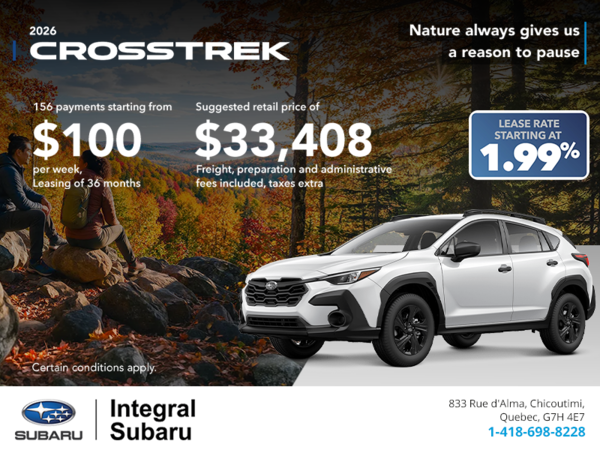 2026 Subaru Crosstrek