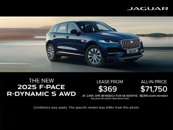 The 2025 Jaguar F-PACE