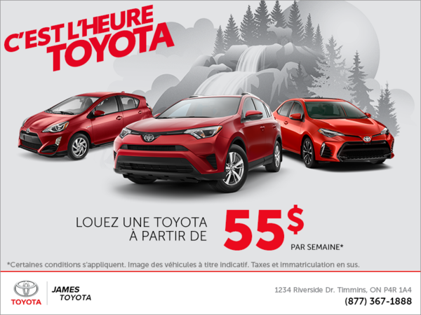 C'est l'heure Toyota!