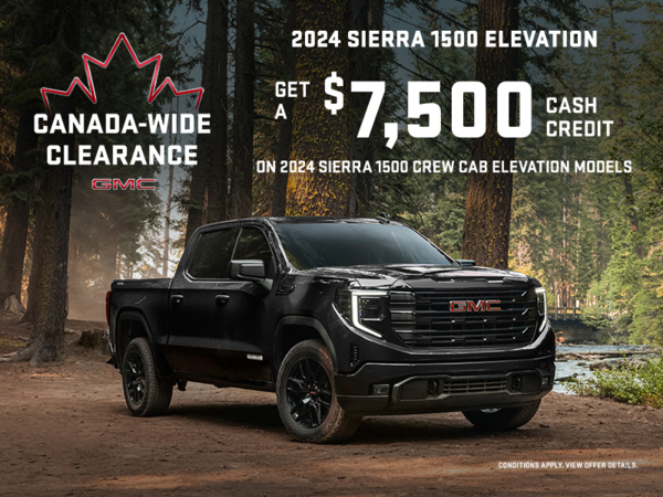 The 2024 GMC Sierra 1500 Elevation