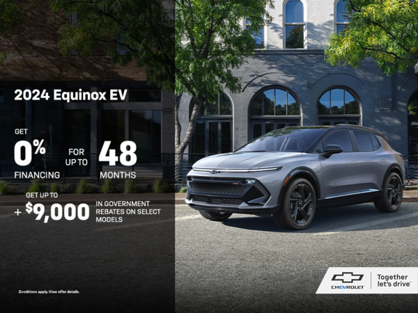 Get the 2024 Chevrolet Equinox EV