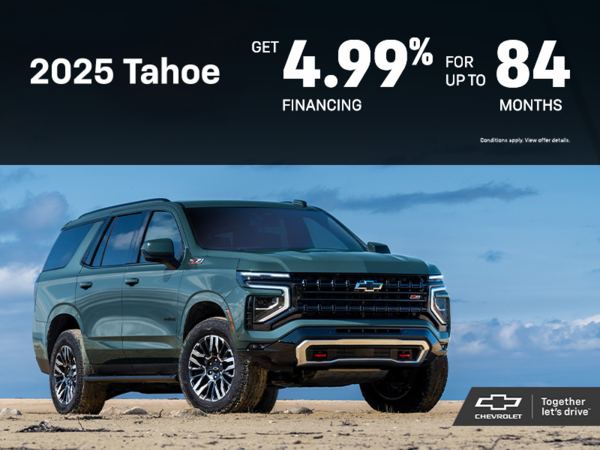 Get the 2025 Chevrolet Tahoe