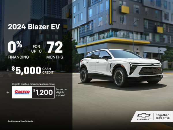 Get the 2024 Chevrolet Blazer EV